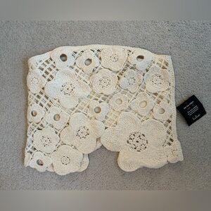 Lulu's Cream Crochet Lace Top- Size M